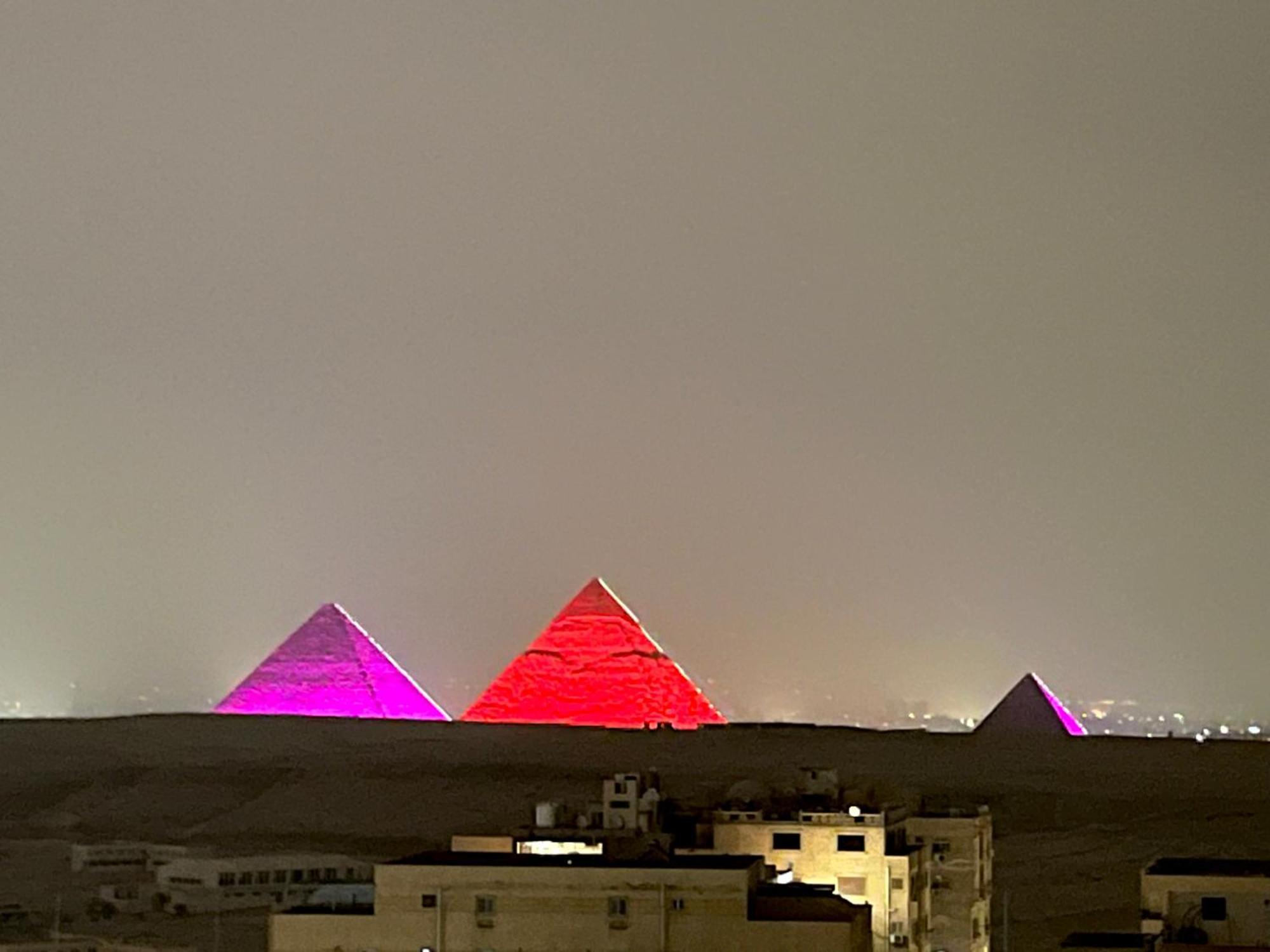Panorama 3 Pyramids View Inn Giza Eksteriør billede