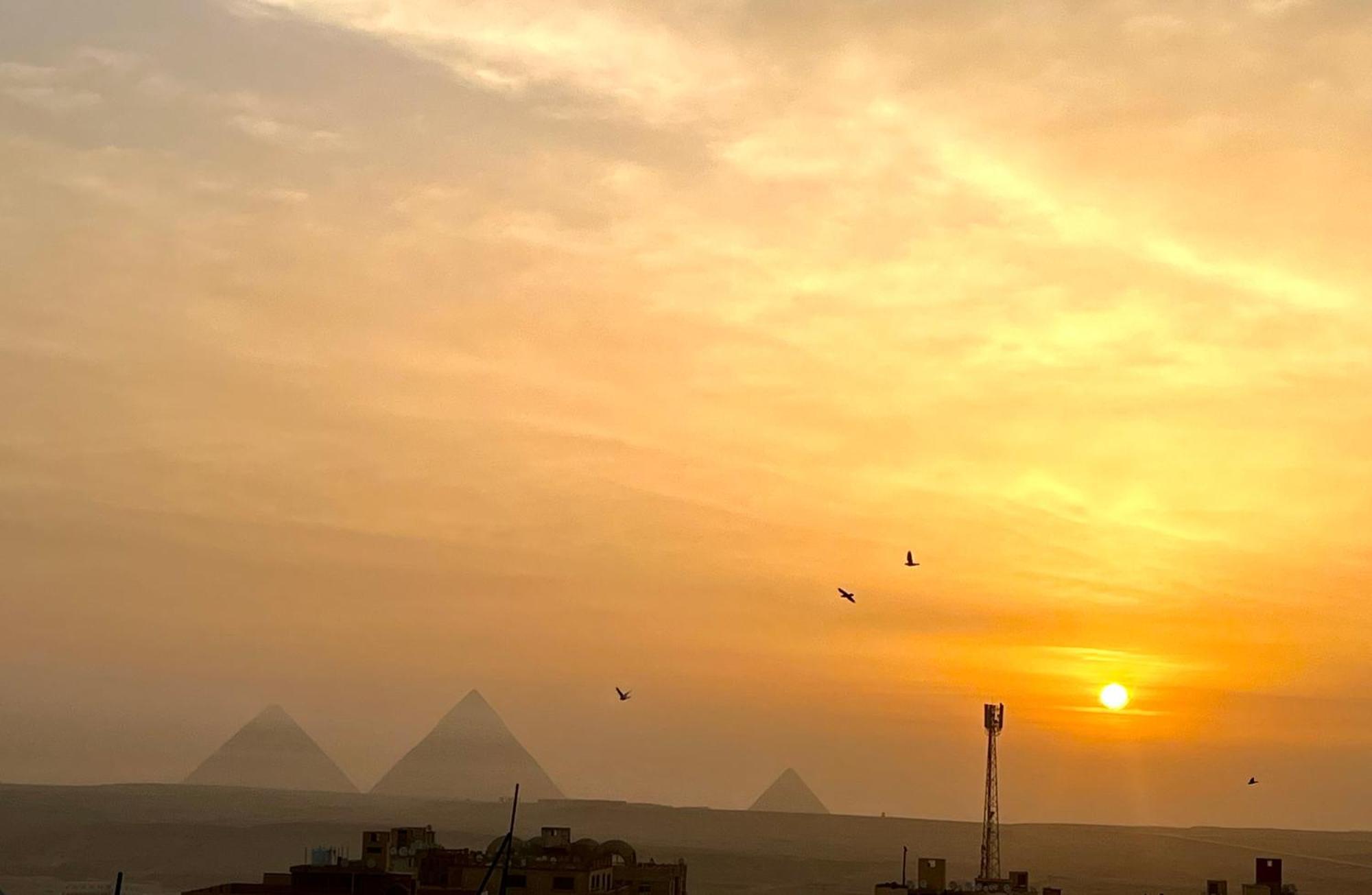 Panorama 3 Pyramids View Inn Giza Eksteriør billede