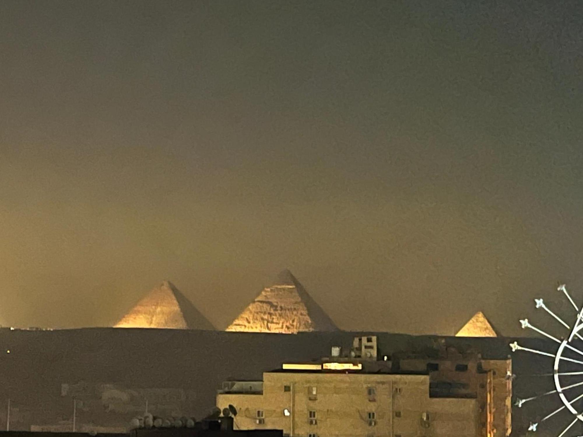 Panorama 3 Pyramids View Inn Giza Eksteriør billede