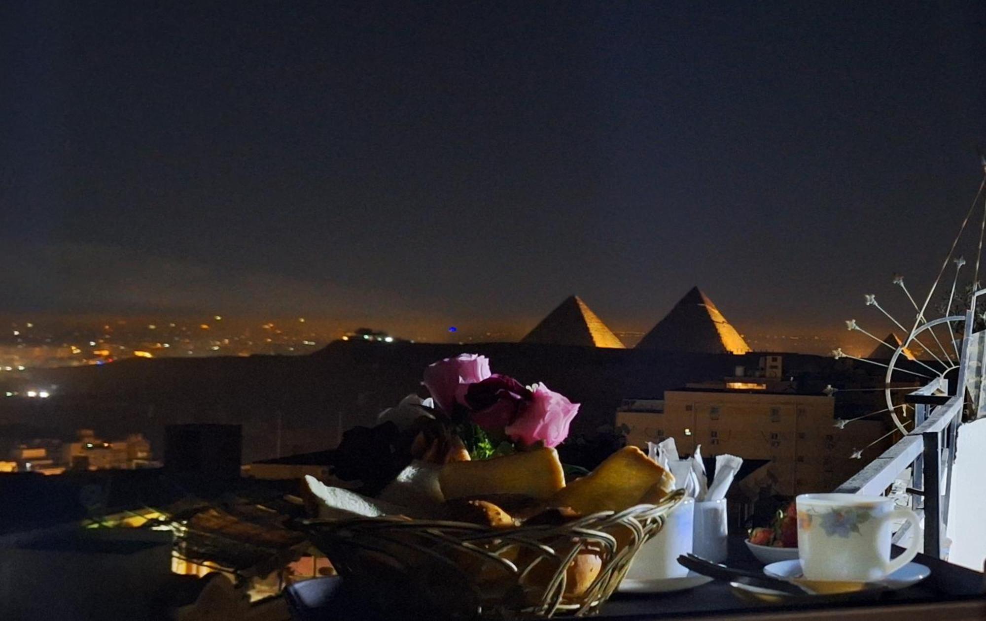 Panorama 3 Pyramids View Inn Giza Eksteriør billede